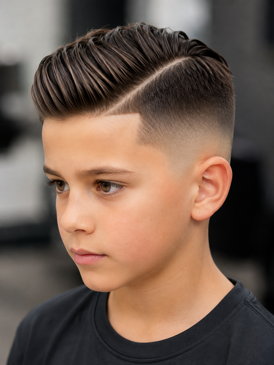 Side Part Kids Haircut Mountain View